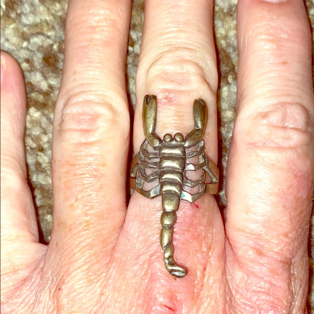 Silver scorpion 🦂 ring. Size 7